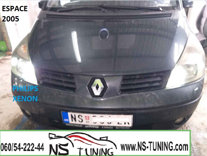 renault espace xenon farovi d2s sijalica philips ugradnja novi sad tuning